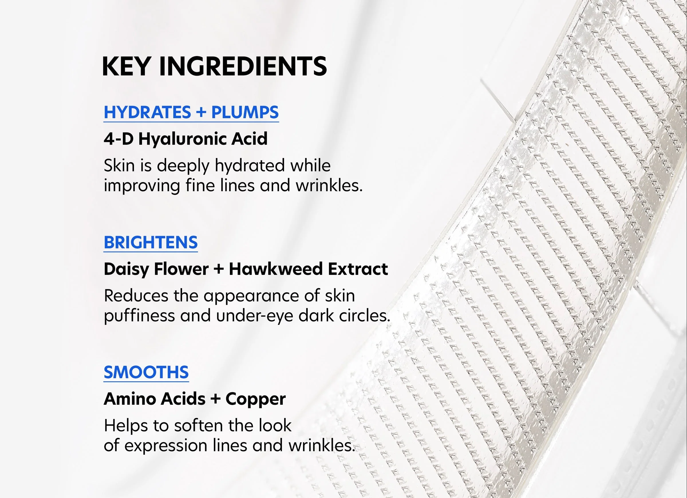 Hyaluronic Acid Microneedle Eye Patches - Image 2