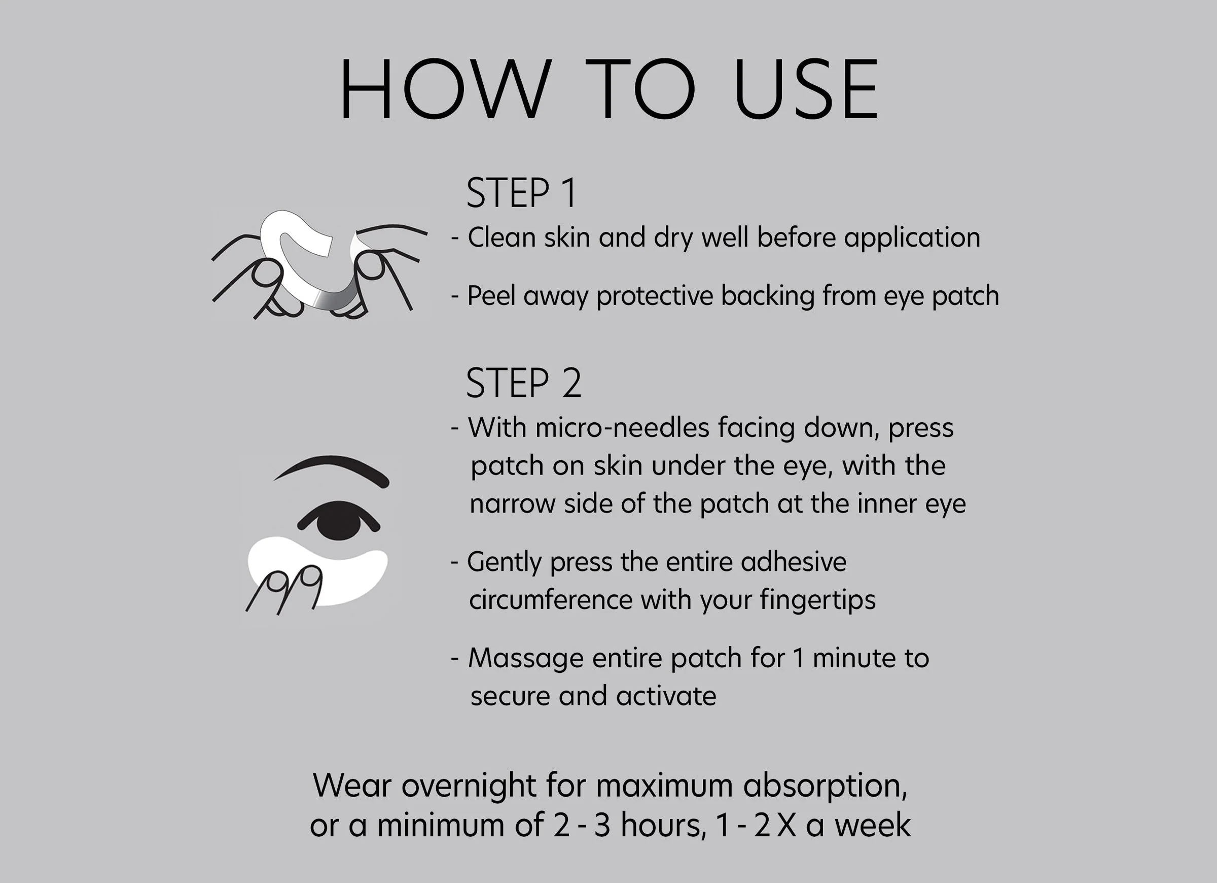 Hyaluronic Acid Microneedle Eye Patches - Image 4