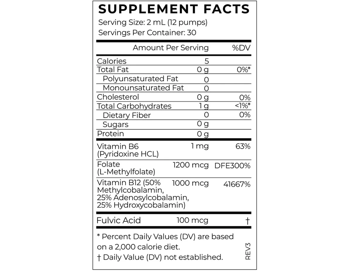 Liposomal Vitamin B12 + B6 - Image 2